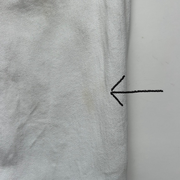 MOTHER The Mid Rise Dazzler Ankle Straight Jeans Fairest Of Them All White 25 - Picture 15 of 15